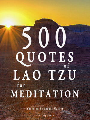cover image of 500 Quotes of Lao Tsu for Meditation
